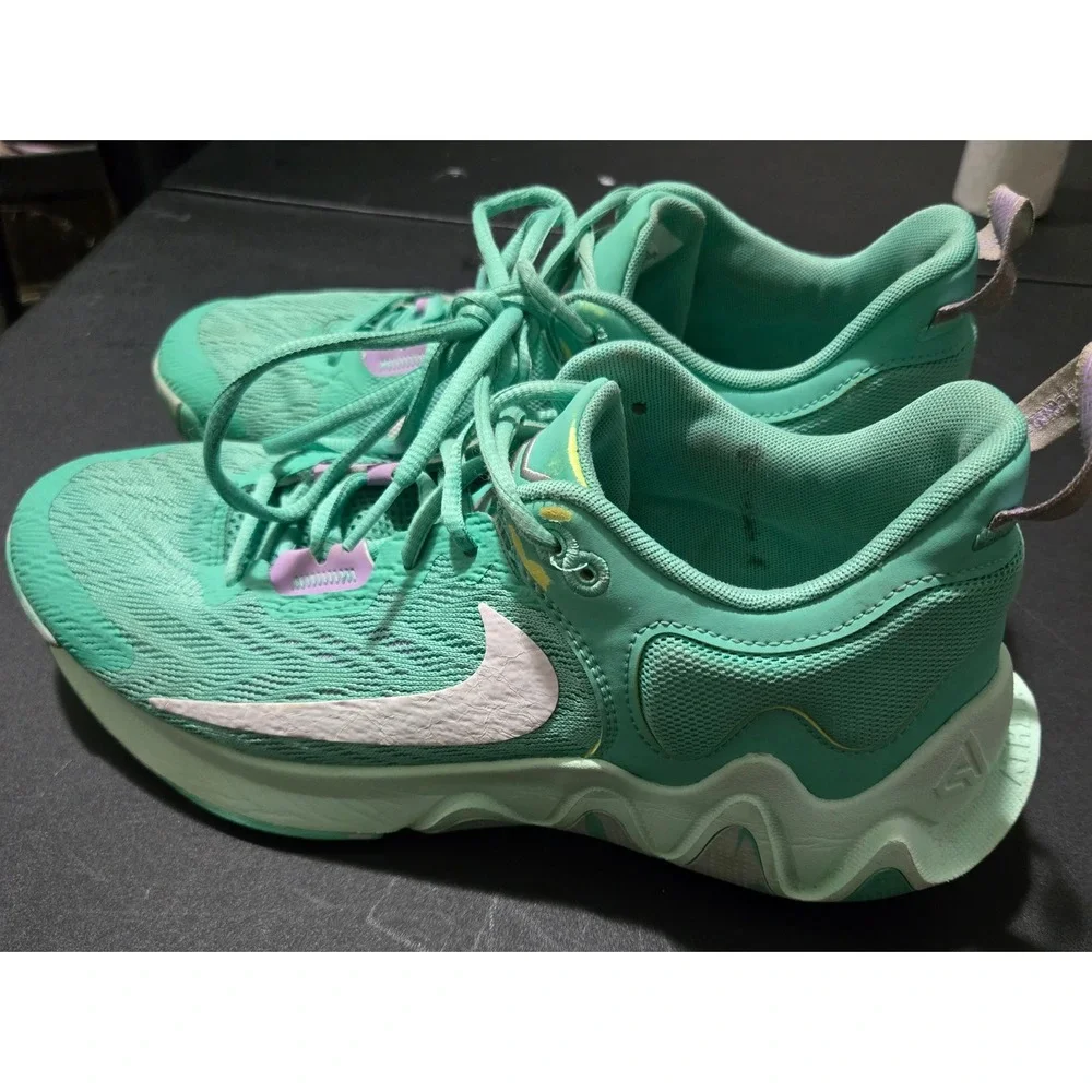 Nike Giannis Immortality 2 Enamel Green Basketball Shoes DM0825-300 Womens 9.5